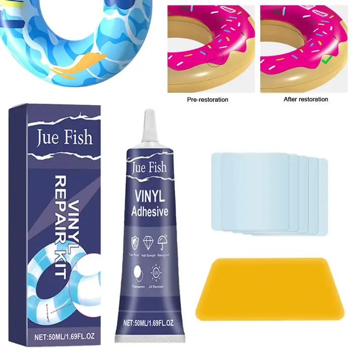 Kit de réparation de patch de doublure de piscine, matelas à air transparent, gonflable, maison de r