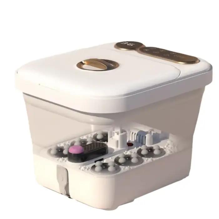 Masseur de bain Spa pour pieds, automatique, chaud, chauffé, écran Simple, contrôleur tactile, roule