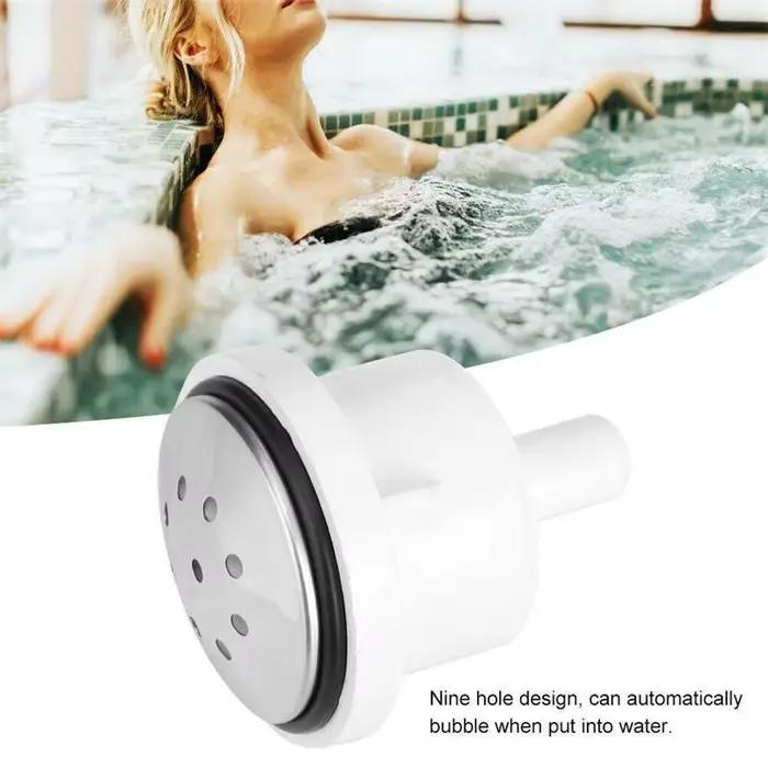 Accessoire de massage à jets d'air multi-scénarios pour baignoire, design 9 trous, pour spa à bulles