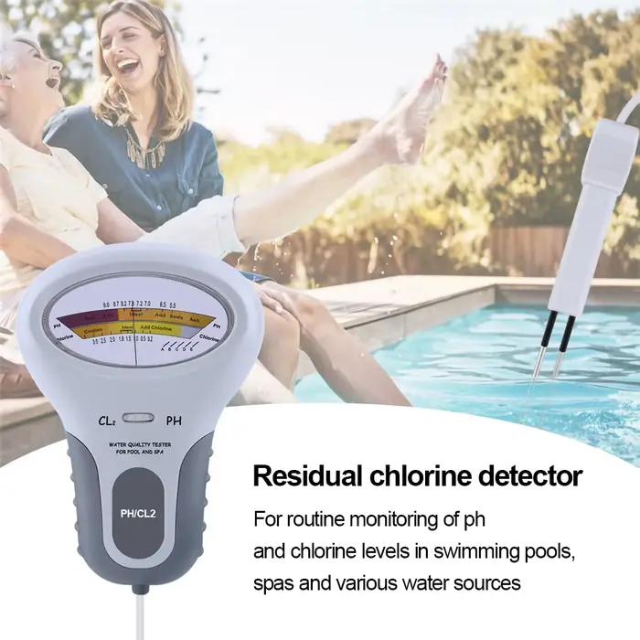 Testeur de chlore et de pH CL2 avec sonde pour piscine et spa