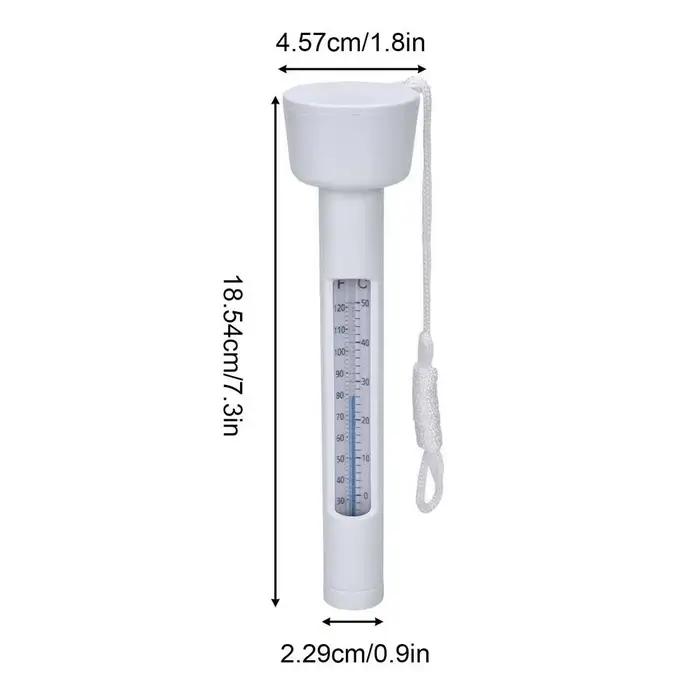 Thermomètre flottant pour piscine avec corde, capteur de température pour spa, jauge pour étang, idé