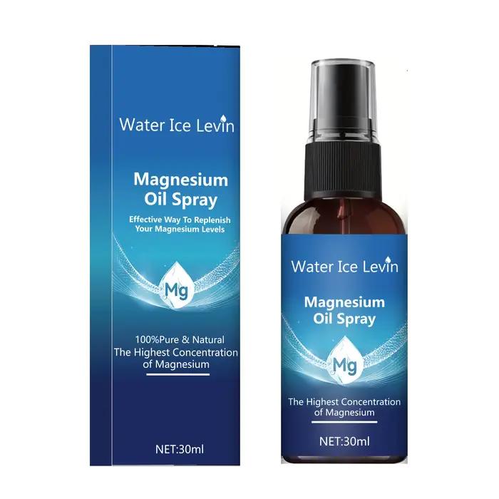 Spray d'huile de magnésium, soins pour la peau du visage et du corps, huile essentielle de massage h