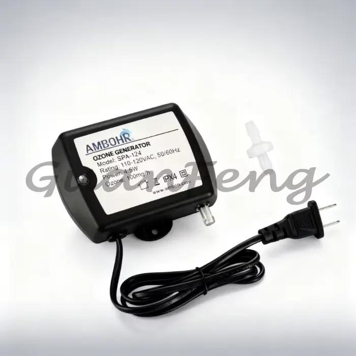 Mini générateur d'ozone portable pour la maison SPA‑124, équipement d'ozoneation pour spa 100 mg/h p