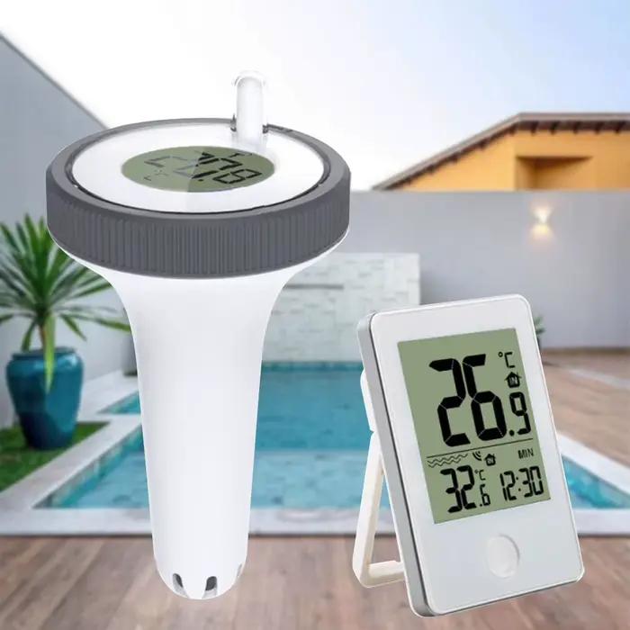 Thermomètre de piscine numérique sans fil IPX8 thermomètre de piscine étanche jauge de température d