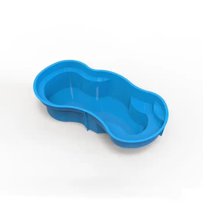 Piscine SPA en fibre de verre de 20-26 pieds pour hôtel-villa, grande taille pour la famille avec éq