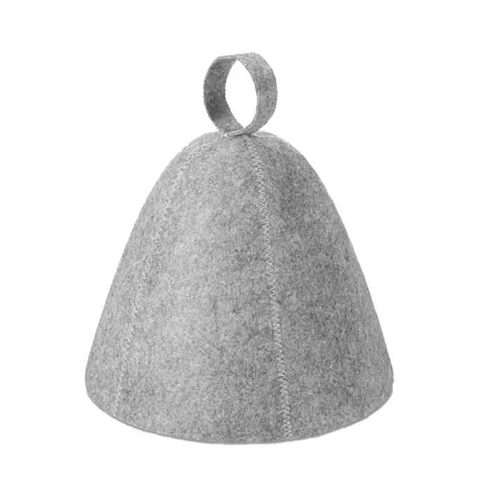 Casquettes de sauna Chapeaux de sauna Accessoires de sauna Casquette de sauna en feutre pour hommes 