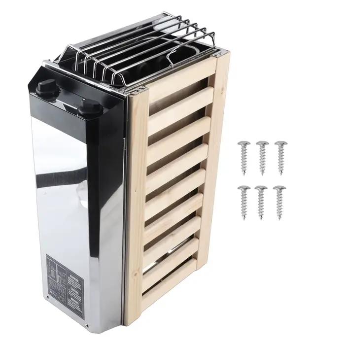 Chauffage de Sauna électrique, 3,6 kw, 110V, contrôle interne, poêle chauffant, en acier inoxydable,