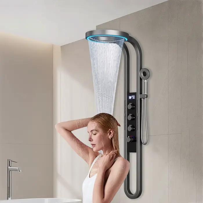 Système de panneaux de douche de Massage Spa mural de luxe