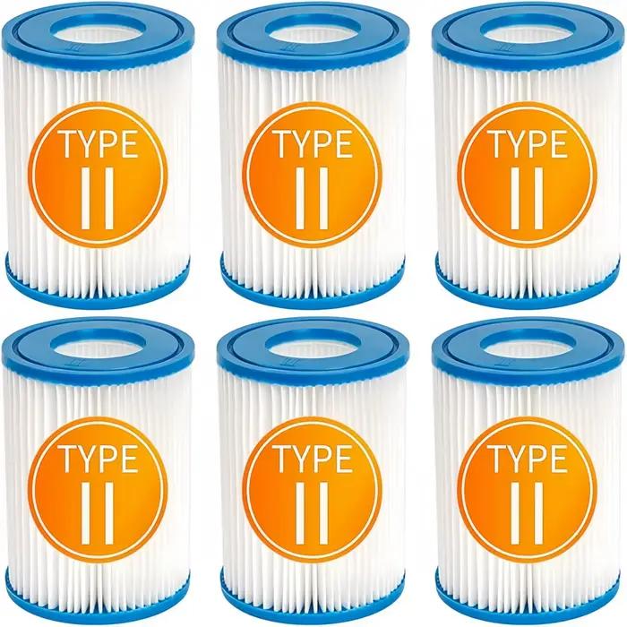 Cartouches filtrantes de remplacement compatibles avec le filtre de piscine gonflable Best-way Type II 58094