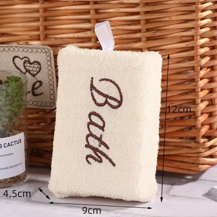 Éponge de bain en lin douce et exfoliante pour une peau radieuse et une expérience de bain relaxante ``` 此响应遵循了提供的指导原则，包括使用正确的HTML标签结构，并避免了任何未列出的特征或不必要的信息。