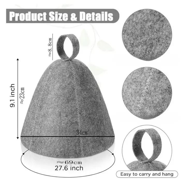 Chapeaux de sauna, casquettes