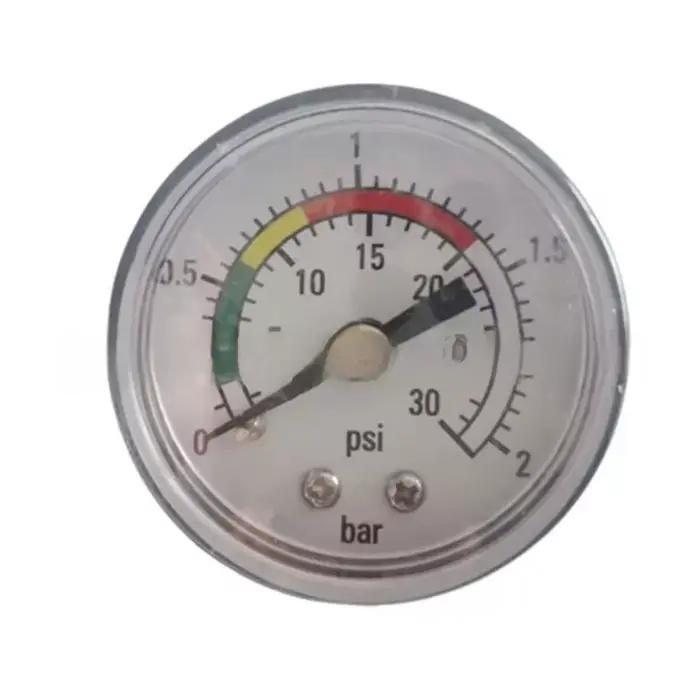 Manometre de pression de voiture pour pompe a filtre a sable INTEX 14 16 pouces acier inoxydable pieces de moteur installation facile double echelle bar psi usage multiple sécurité routière efficacité energetique
