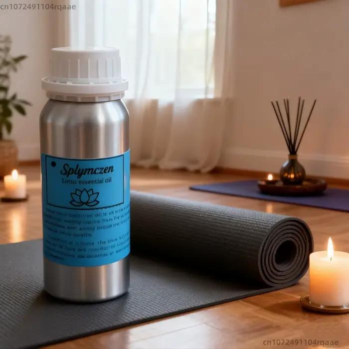 Huile essentielle naturelle de Neem biologique et de lotus bleu pour l'aromathérapie