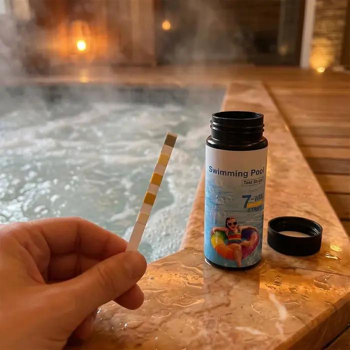 Bandes de test pour piscine et spa