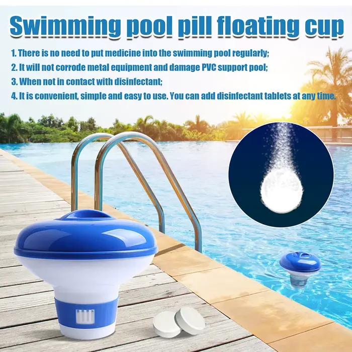 Flotteur chimique pour piscine flottante