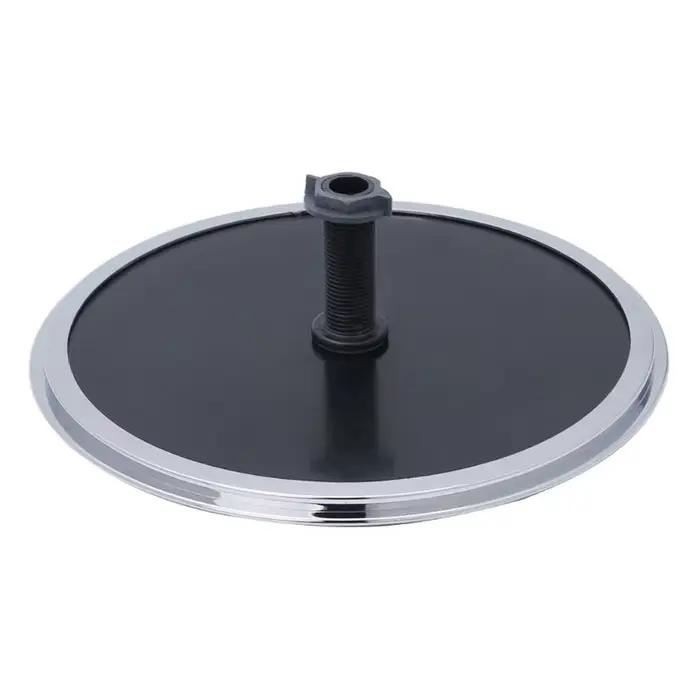 Pulvérisateur de douche à vis ronde droite G1/2" pour salle de bain pluie effet spa installation facile pour femmes et hommes usage quotidien美好生活雨喷头，适用于浴室，轻松安装，适合男女日常使用