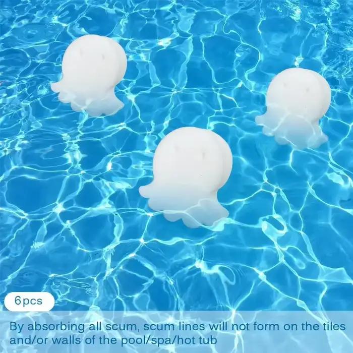 Éponge filtrante absorbante d'huile de poulpe pour piscine