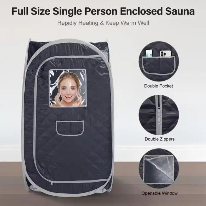 Tente de sauna à vapeur portable