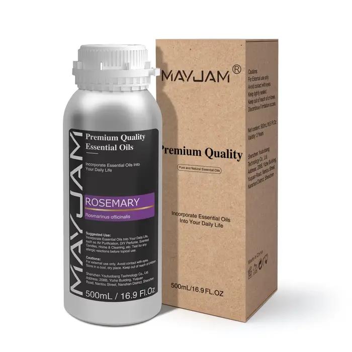Huiles essentielles aromatiques MAYJAM 100ml 500ml Romarin Orange douce Lavande Eucalyptus Menthe Bergamote