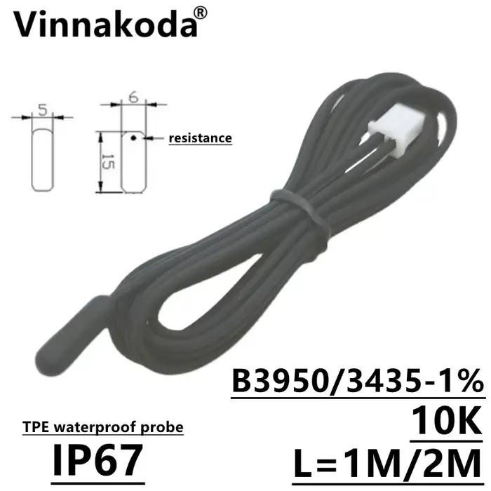 Sonde super étanche en TPE avec capteur de température intégré résistant à la corrosion pour diverses applications scientifiques et industrielles