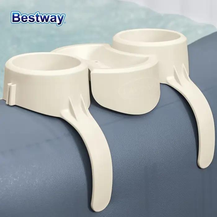 Bestway 60306 1PC SaluSpa 1 Plateau pour 2 Boissons Accessoires pour Spa et Bain à Remous Extérieur Pièces de Rechange pour Spa Gonflable Portable