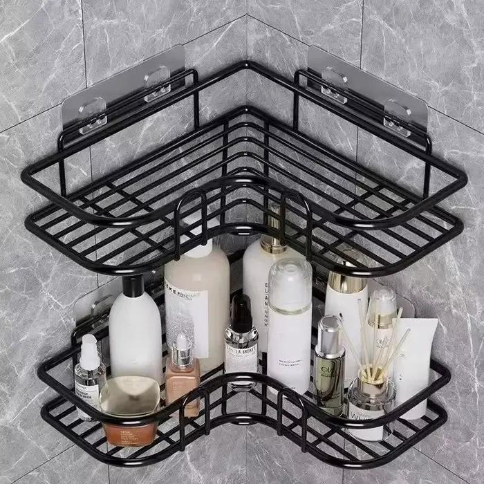 Support de douche d'angle en acier inoxydable