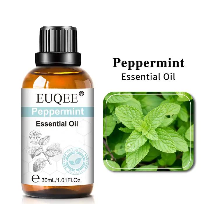 EUQEE 30ml huile essentielle d'aromathérapie à la lavande bois de santal Eucalyptus menthe poivrée c