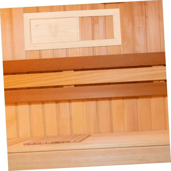 Panneau de Ventilation d'air pour salle de Sauna Hemlock, panneau de Ventilation réglable en bois po