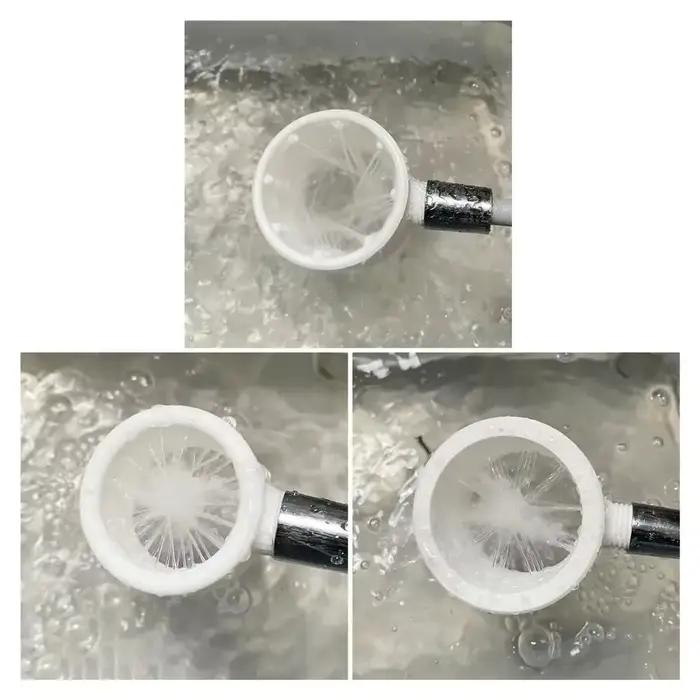 Pommeau de douche puissant à hydromassage surpuissant avec buse spirale jet d'eau 360 degrés pour nettoyage complet usage quotidien et cadeau parfait pour toute occasion