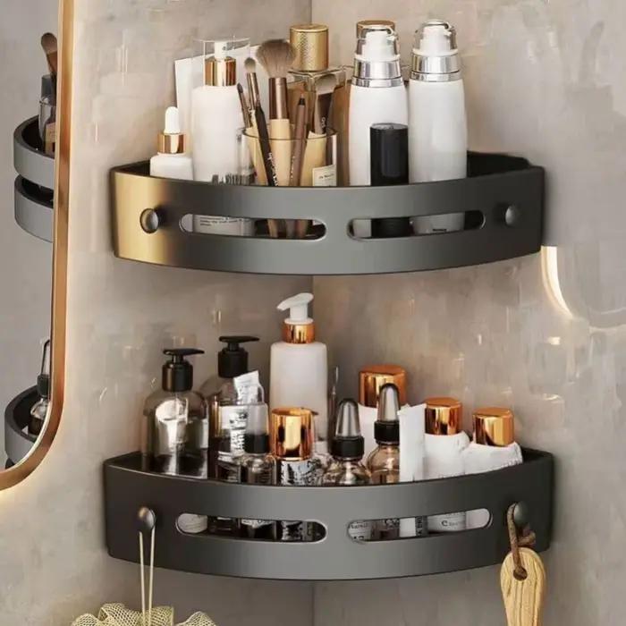 Lot de 2 paniers d'angle de douche