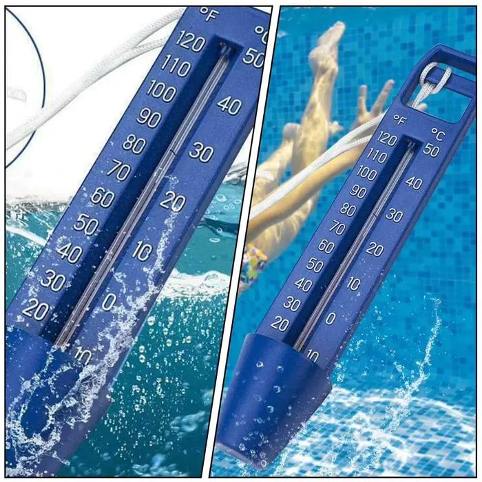 Thermomètre de piscine flottant en plastique de qualité supérieure pour piscine, baignoire, aquarium, idéal pour mesurer la température de l'eau occasions spéciales détente