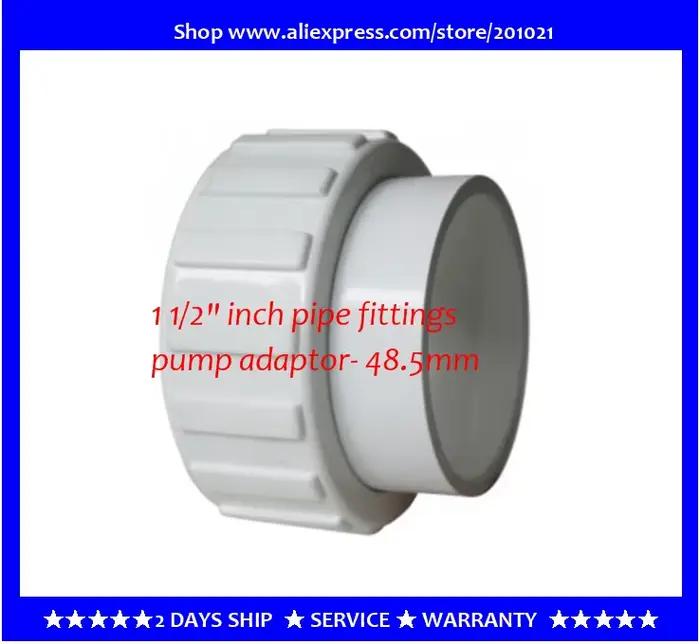 Adaptateur de pompe de spa en PVC de qualité supérieure avec joint pour diamètre intérieur de 48.5mm amélioration de la performance et confort pour usage quotidien et occasions spéciales