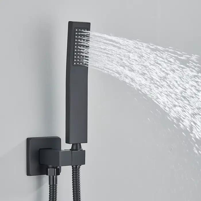 Ensemble de système de douche de pluie thermostatique à affichage numérique
