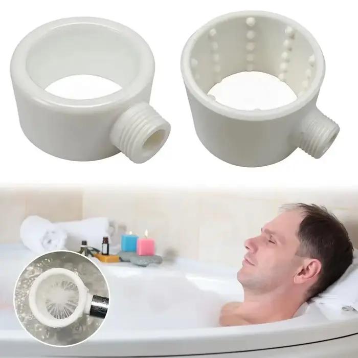 Pommeau de douche puissant à hydromassage surpuissant avec buse spirale jet d'eau 360 degrés pour nettoyage complet usage quotidien et cadeau parfait pour toute occasion