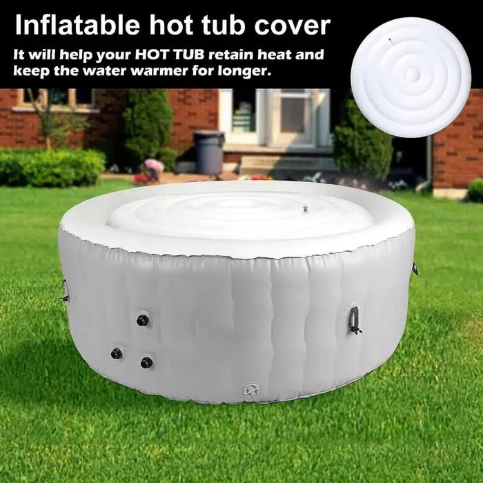 Couverture de jacuzzi gonflable de 145 cm de diamètre