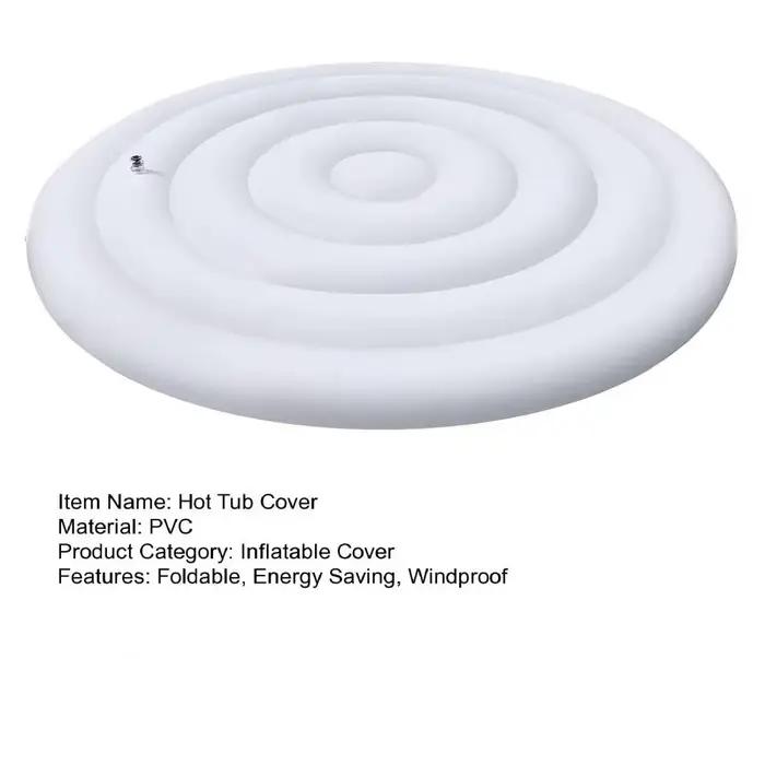 Couverture de jacuzzi gonflable de 145 cm de diamètre