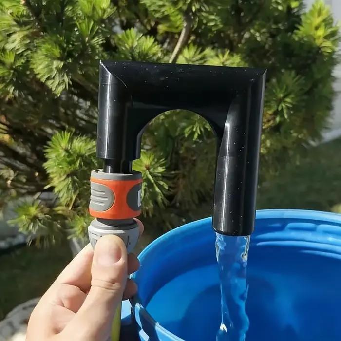 Crochet de remplissage de tuyau d'arrosage durable pour remplissage facile du réservoir d'eau sans manivelle conception antidérapante outil d'arrosage de patio accessoire pour tuyau d'arrosage occasions spéciales