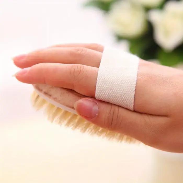 Brosse spa corps pour exfoliation et détente, outil de bien-être pour peau humide ou sèche, massage relaxant et nettoyage doux, cadeau idéal pour soins personnels et bien-être