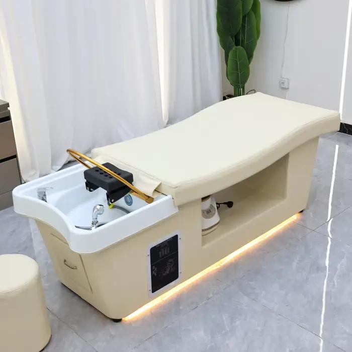Table de Massage XinSheng avec SPA pour la Tête et Lit de Fumigation Mobilier Commercial Salon Spa Bien-être Usage Professionnel Usage Domestique Occasions Spéciales