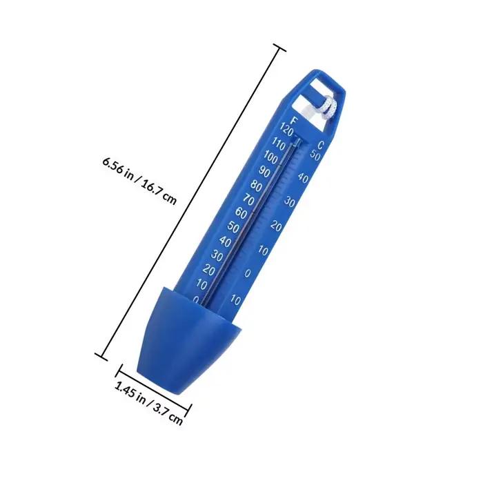 Thermomètre de piscine flottant en plastique de qualité supérieure pour piscine, baignoire, aquarium, idéal pour mesurer la température de l'eau occasions spéciales détente