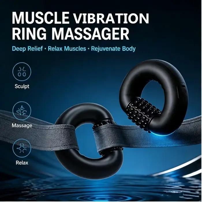 Masseur corporel électrique VamsLuna 3 intensités de vibration pour relaxation fasciale et récupération musculaire usage quotidien occasions spéciales