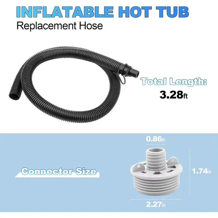 Tuyau de gonflage d'air pour spa robuste en PVC pour Best-way Coleman Intex bains à remous détente maison occasions spéciales