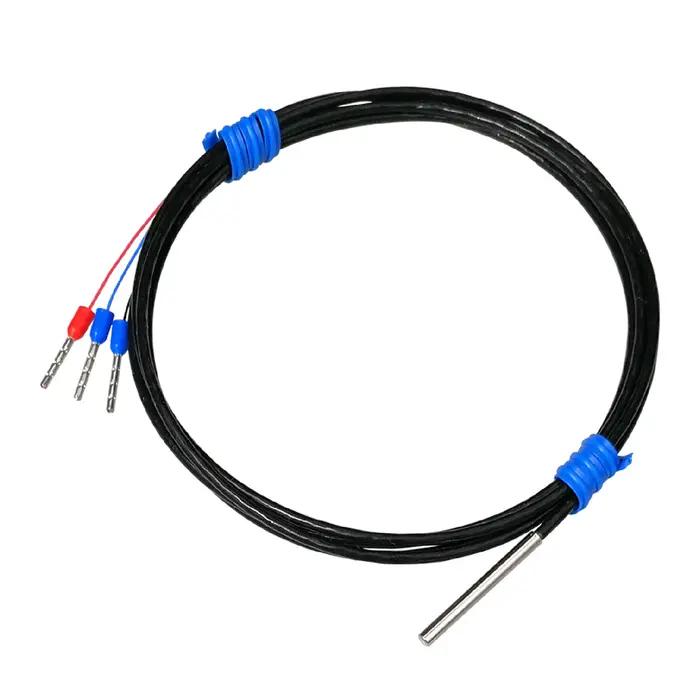 Capteur de Température PT100 Étanche Mince en Acier Inoxydable 304 pour Mesures Précises Occasions Industrielles et Domestiques