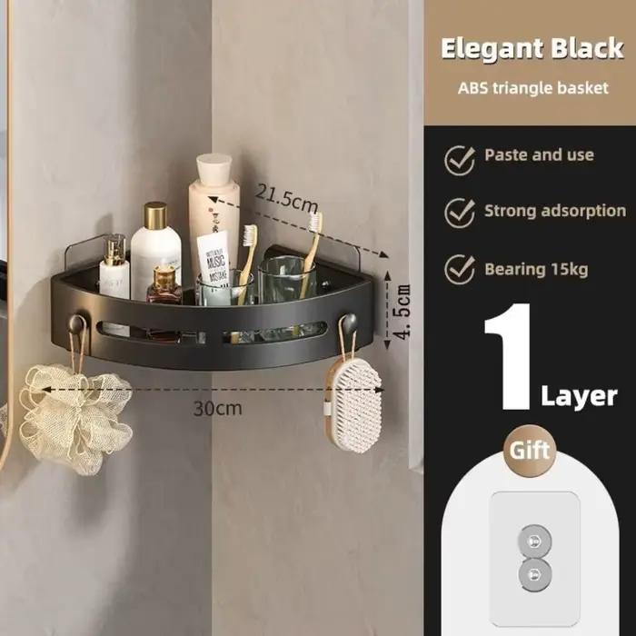 Lot de 2 paniers d'angle de douche