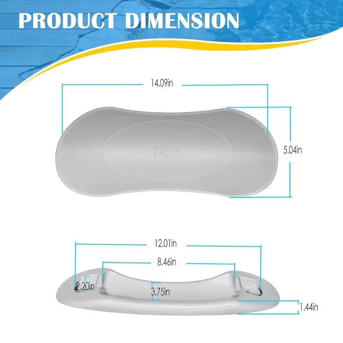 Oreillers de spa de remplacement pour appuie-tête en polyuréthane pour spas Hot Spring Highlife Series modèle 2007-2013 pour détente et confort maximal