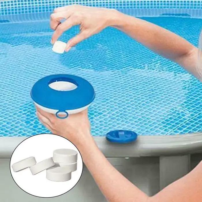 50 pièces comprimés de chlore multifonction désinfection instantanée pour piscine baignoire Spa