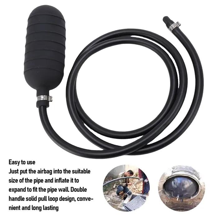 Bouchon de tuyau gonflable en PVC pour tests d'étanchéité maintenance tuyaux diverses tailles tuyaux usage professionnel maison occassions détecter réparer fuites