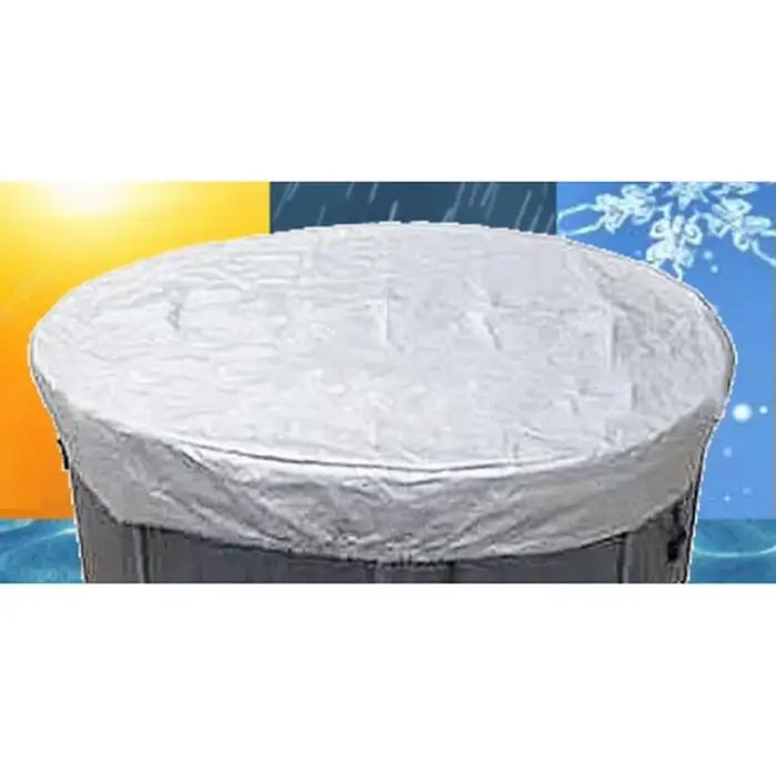 Housse imperméable de forme ronde pour baignoire SPA