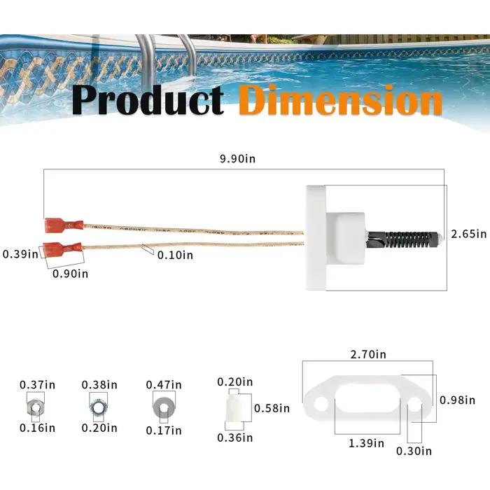 Remplacement de l'allumeur de surface chaude pour piscine
