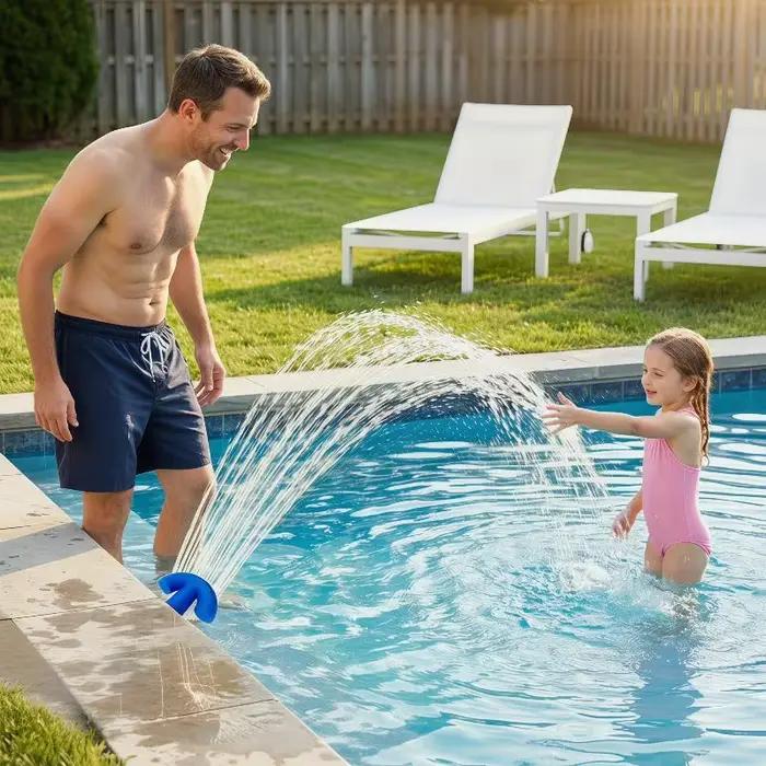 Aérateur de piscine 3/4 pouce à économie d'énergie